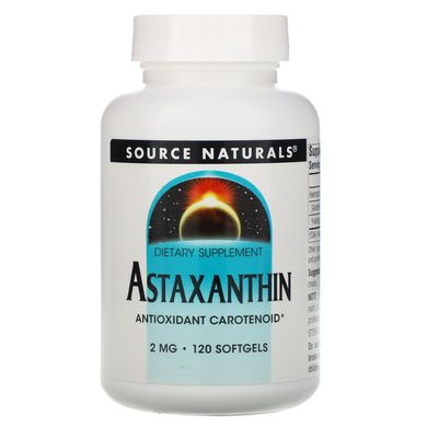 Астаксантин Source Naturals (Astaxanthin) 120 капсул купить в Киеве и Украине