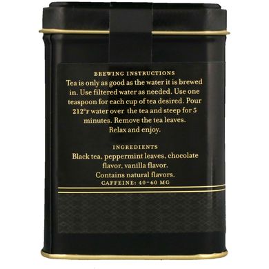 Чай черный шоколад-мята ароматизированный Harney & Sons (Black Tea) 113.4 г купить в Киеве и Украине