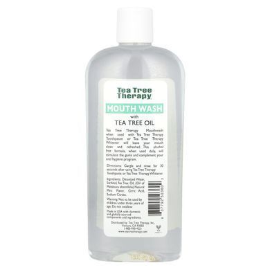 Рідина для полоскання рота з олією чайного дерева, Tea Tree Therapy, 12 рідких унцій (354 мл)