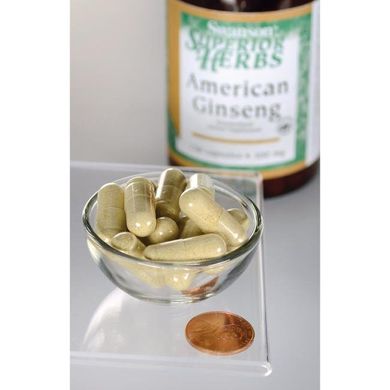 Американський женьшень (стандартизований), American Ginseng (Standardized), Swanson, 300 мг, 120 капсул