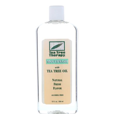 Жидкость для полоскания рта с маслом чайного дерева, Tea Tree Therapy, 12 жидких унций (354 мл) купить в Киеве и Украине
