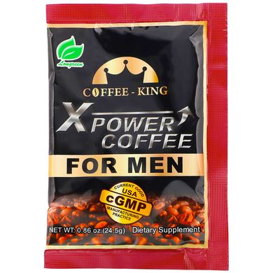 Кава Xpower для чоловіків, Longreen, 8 пакетиків, 196 г (6,9 унції)