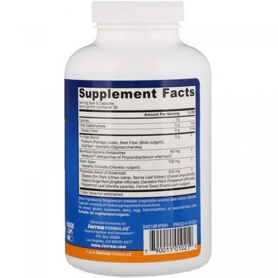 Клетчатка Jarrow Formulas (Fiber Perfect) 150 растительных капсул купить в Киеве и Украине