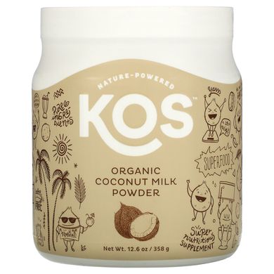 KOS, органічне сухе кокосове молоко, 358 г (12,6 унції)