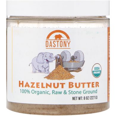 Фундук масло органік Dastony (Hazelnut Butter) 227 г