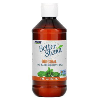 Стевія рідкий екстракт Now Foods (Better Stevia Liquid Sweetener Original) 237 мл