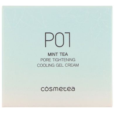 Охолоджуючий крем-гель для очищення пір, м'ятний чай, Cosmetea, 50 г
