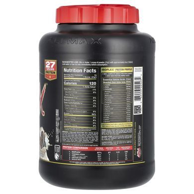 Isolate whey protein ALLMAX Nutrition (Isoflex) 2270 g cookies and cream.