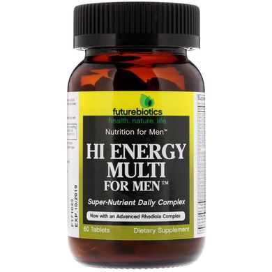 Futurebiotics, Hi Energy Multi For Men, 60 Tablets