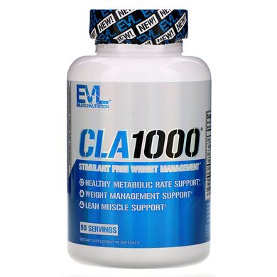 CLA тисячі, EVLution Nutrition, 90 мягкі желатинові капсули