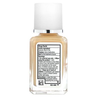 Skin cleansing, non-greasy makeup, classic ivory color 10, Neutrogena, 1 liquid ounce (30 ml).