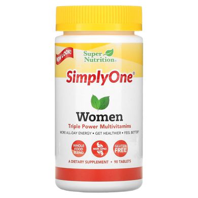Мультивітаміни для жінок Super Nutrition (Women Multivitamin) 90 таблеток