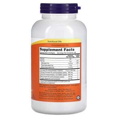 Омега 3-6-9 Now Foods (Omega 3-6-9) 1000 мг 250 капсул купить в Киеве и Украине
