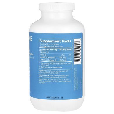 Омега 3 и 6 с органической линолевая и линоленовой кислоты BodyBio (Balance Oil) 180 капсул купить в Киеве и Украине