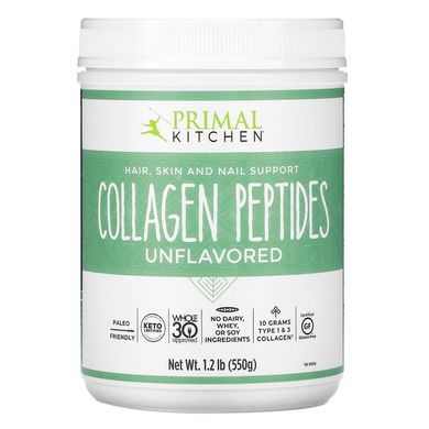 Колагенові пептиди, без ароматизаторів, Collagen Peptides, Unflavored, Primal Kitchen, 550 г