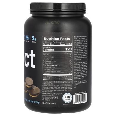 PEScience, Select Protein, протеиновая порошковая смесь для приготовления напитка, чашка с шоколадным и арахисовым маслом, 878 г (1,93 фунта) купить в Киеве и Украине