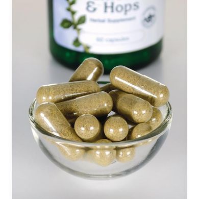 Complex Valerian, Full Spectrum Valerian, Chamomile & Hops, Swanson, 60 capsules