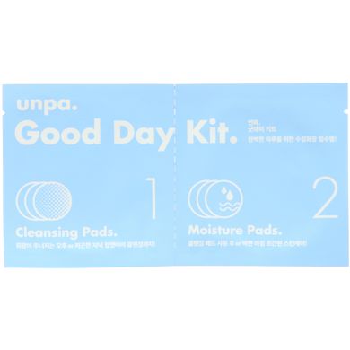 Комплект "Хороший день", очищуючі диски і зволожуючі диски, комплект з, Unpa, 6 штук