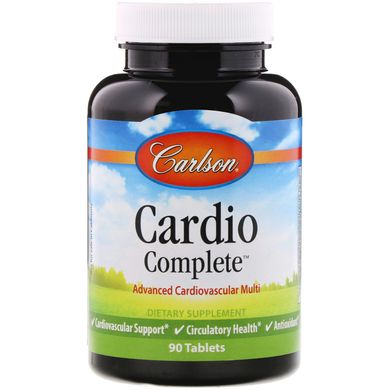 Кардіо комплекс Carlson Labs (Cardio Complete) 90 таблеток