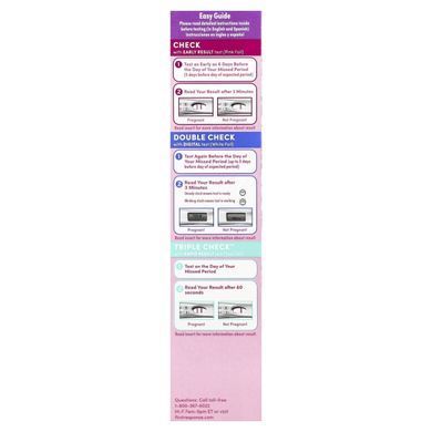 Triple pregnancy test, First Response, 3 tests