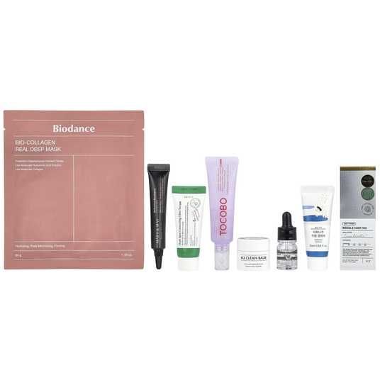 iHerb Gift Set, Korean Beauty Skincare Bag, 8 items