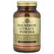 Solgar, Magnesium Citrate Powder, 3.8 oz (108 g) фото