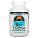 Бета каротин Source Naturals (Beta Carotene 25000 ME) 250 капсул фото