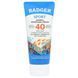Badger Company, Clear Zinc, сонцезахисний крем з цинком, SPF 40, без запаху, 87 мл (2,9 рідк. унції) фото