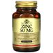 Цинк Solgar (Zinc) 50 мг 100 таблеток фото