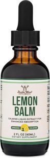 Меліса для релаксації та спокою, органічна без спирту Double Wood (Lemon Balm) 60 мл