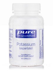 Калий Аспартат Pure Encapsulations (Potassium Aspartate) 99 мг 90 капсул купить в Киеве и Украине