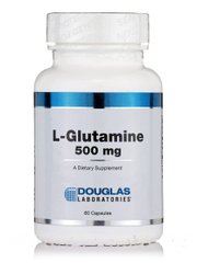 Глютамін Douglas Laboratories (L-Glutamine) 500 мг 60 капсул
