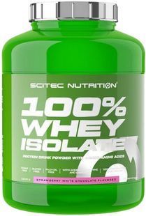 Протеин Scitec Nutrition (Whey Isolate) 1,8 кг Клубника с белым шоколадом купить в Киеве и Украине