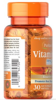 Вітамін К-2 MenaQ7, Vitamin K-2 MenaQ7, Puritan's Pride, 100 мкг, 30 капсул