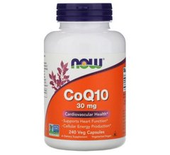 NOW Foods, CoQ10, 30 mg, 240 Veg Capsules