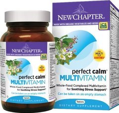 Мультивитамины New Chapter (Perfect Calm - Daily Multivitamin) 72 таблетки купить в Киеве и Украине