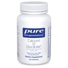Кальцій-Д-глюкарат Pure Encapsulations (Calcium-D-Glucarate) 120 капсул
