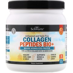 Коллагеновые пептиды Bio +, без запаха, Collagen Peptides Bio+, Unflavored, BioSchwartz, 454 г купить в Киеве и Украине
