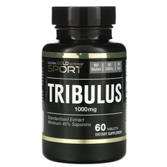 Трибулус California Gold Nutrition (Tribulus) 1000 мг 60 таблеток. купить в Киеве и Украине