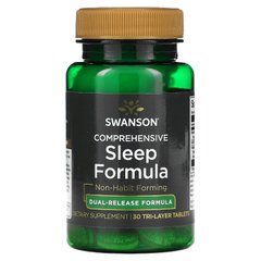 Swanson, Комплексна формула для сну, 30 тришарових таблеток