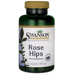 Плоди шипшини, Rose Hips, Swanson, 500 мг, 120 капсул