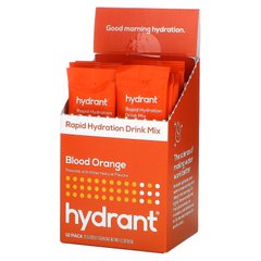 Суміш для швидкого зволоження червоний апельсин Hydrant Rapid (Hydration Drink Mix Blood Orange) 12 пакетиків по 77 г