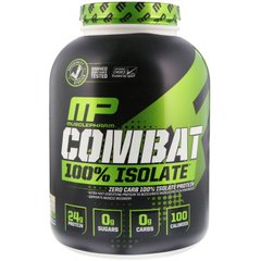 Ізолят Combat, 100%, ваніль, MusclePharm, 2,3 кг