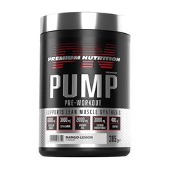 Pump Pre-Workout Premium Nutrition 385 g apple