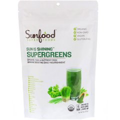 Суперзелень Sunfood (Supergreens) 227 г купить в Киеве и Украине