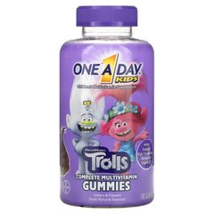 One-A-Day, Trolls, повні мультивітамінні жувальні цукерки для дітей, 180 жувальних цукерок