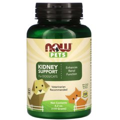 Підтримка нирок для собак та кішок Now Foods (Pets Kidney Support for Dogs/Cats) 119 г