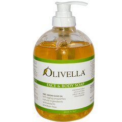 Мыло для лица и тела, Olivella, 16.9 жидких унции (500 мл) купить в Киеве и Украине