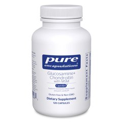 Глюкозамін Хондроїтин з МСМ Pure Encapsulations (Glucosamine Chondroitin with MSM) 120 капсул