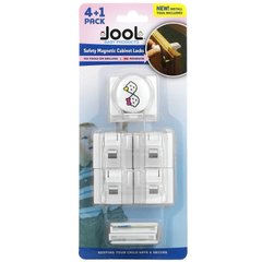 Детские товары Jool, безопасные магнитные замки для шкафов, упаковка 4 + 1 купить в Киеве и Украине